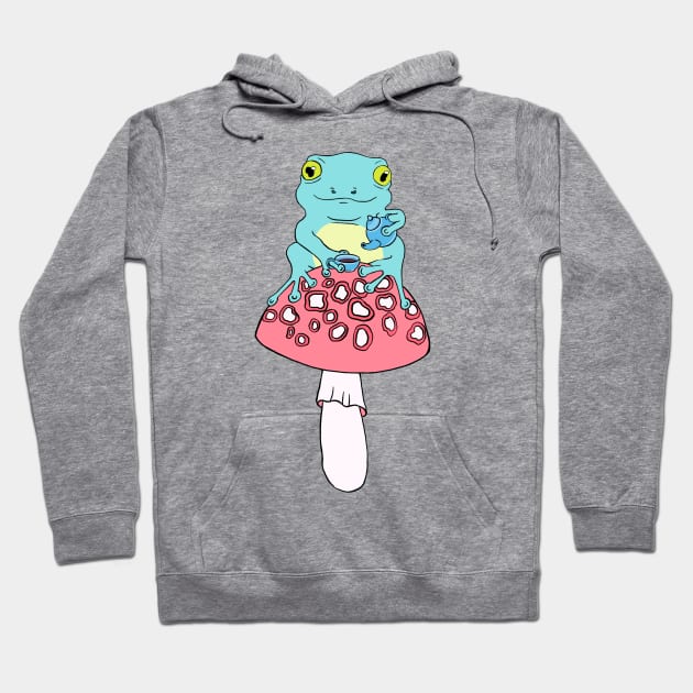 Tea frog 2 Hoodie by terastar